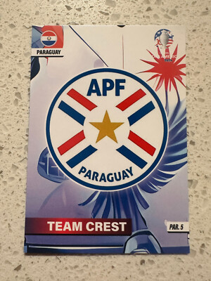 2024 Copa America Cards Team Crest Flash Edition Paraguay
