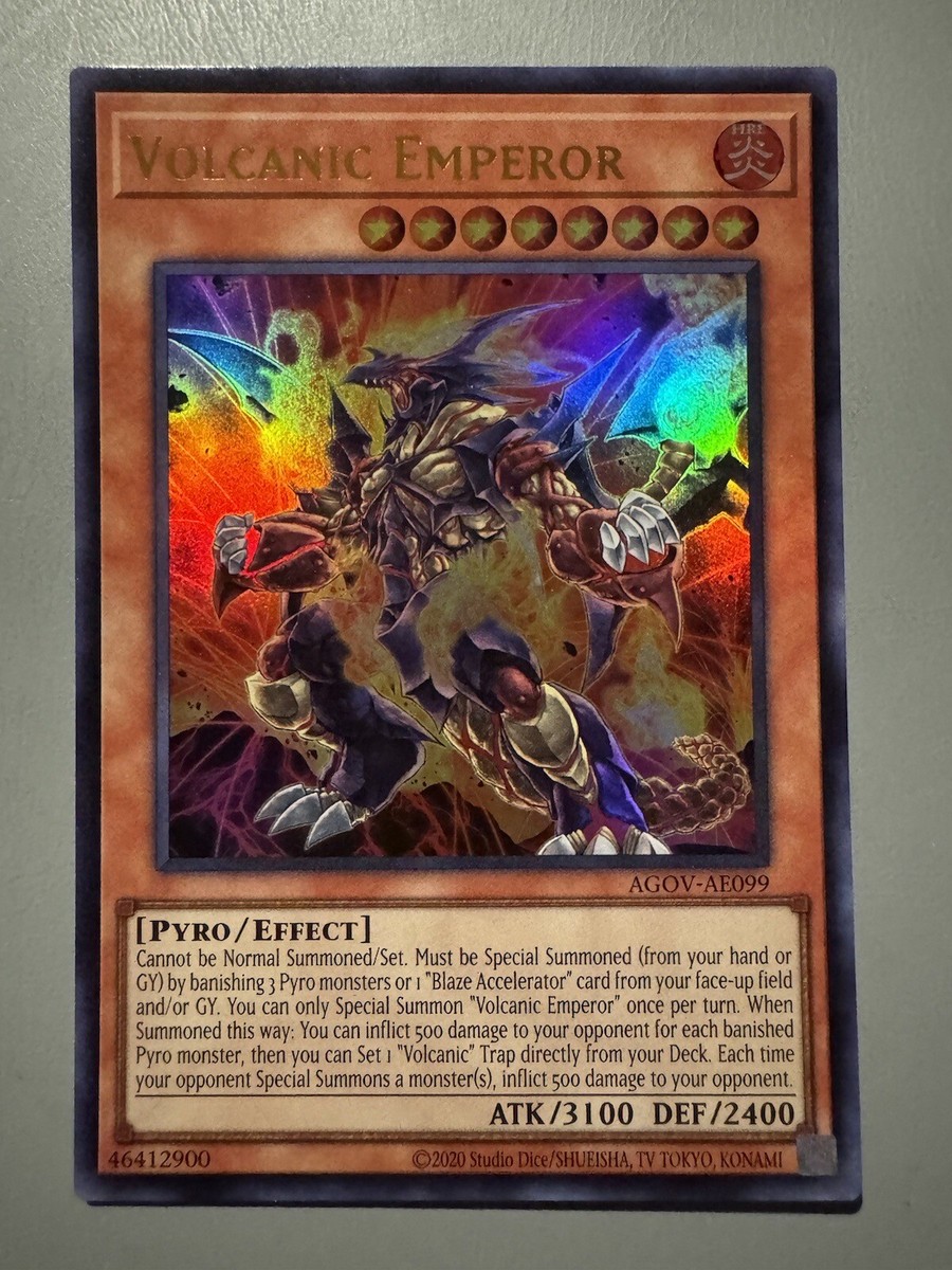 Volcanic 　英語版 YUGIOH VOLCANIC EMPEROR (EFFECT) ASIA ENGLISH EDITION AGOV-AE099
