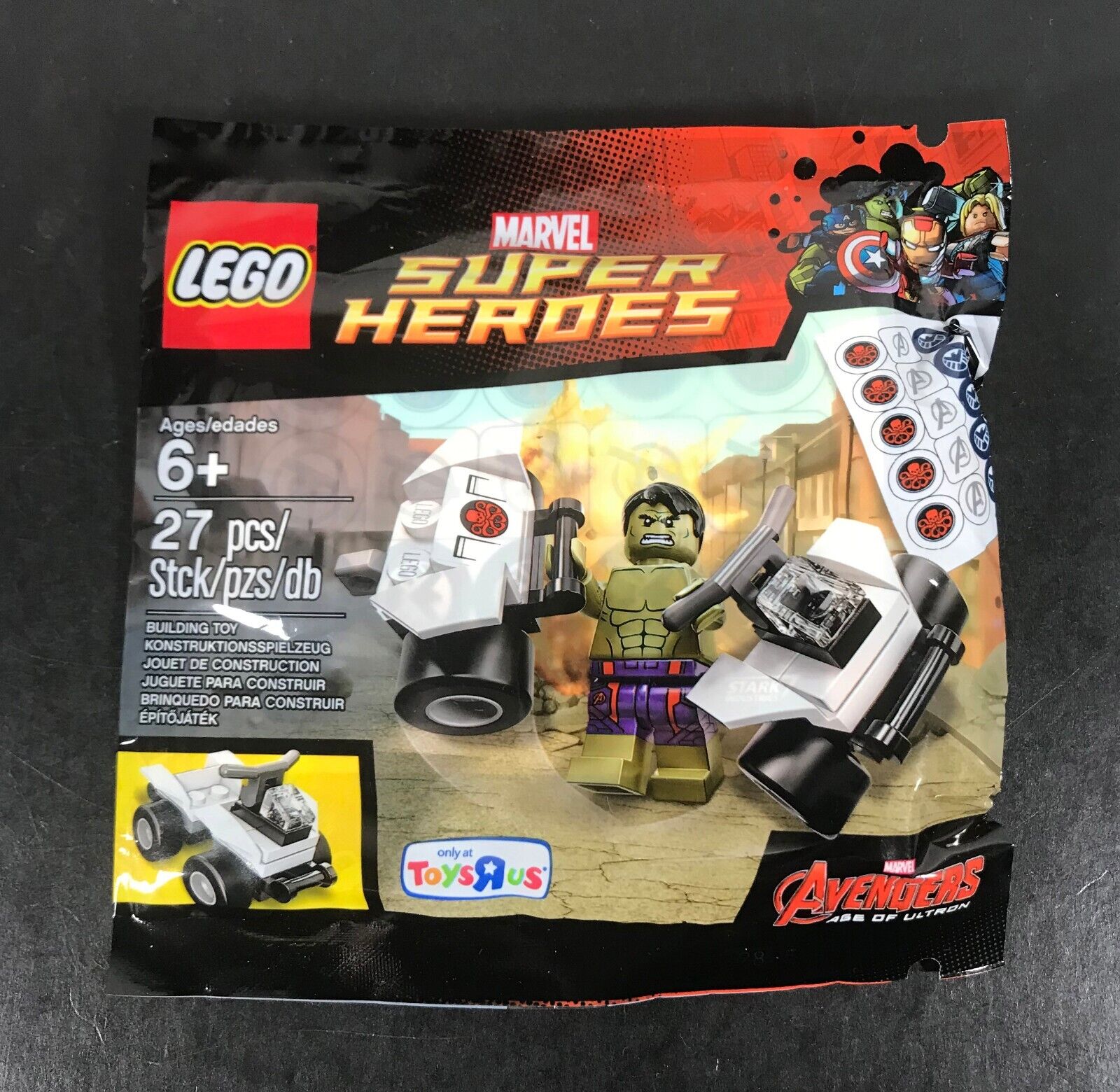 LEGO Marvel Super Heroes HULK 5003084 FACTORY SEALED Polybag *Ships in Box*