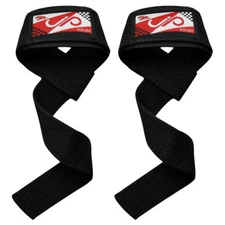 JP Weight Lifting Wrist Straps 5mm Padded Support Hand Bar Grips Gym Wraps