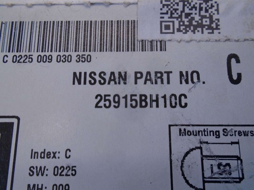 NISSAN QASHQA CD PLAYER / SAT NAV UNIT 25915BH10C 2007-2013 - Picture 9 of 12