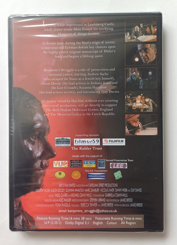 Benjamin's Struggle (DVD, 2005) Andrew Sachs Drama R0 Region Free Sealed NEW - Picture 3 of 15