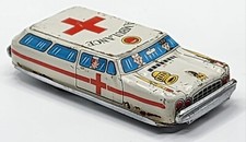 Tin Lithograph Friction Ambulance Japan