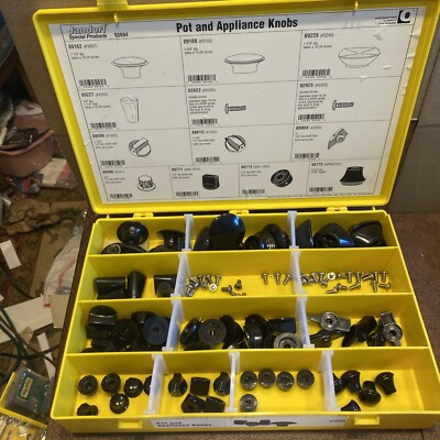 Jandorf 93694 Assorted Pot and Appliance Knobs 109 pcs./with tray 