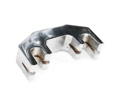 Genuine Brass Violin Practice mute Chrome 4 prong for 4/4 violin, Heavy practice