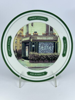 Williams Sonoma ANDRE RENOUX Bistro & Shops Beauvilliers Salad Plate 8''D Vintage