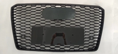 Black Front Bumper Grille Honeycomb Grill RS8 Style For Audi A8 S8 2015-2017 - Picture 4 of 5