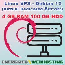 Debian OS Virtual Dedicated Server - 4GB RAM, 100GB Disk Space