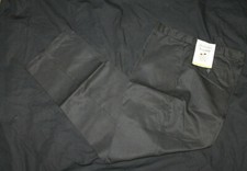 Edwards Ladies Poly Cotton Black Trousers pants Flat Front Size 16 x 31 8578-10