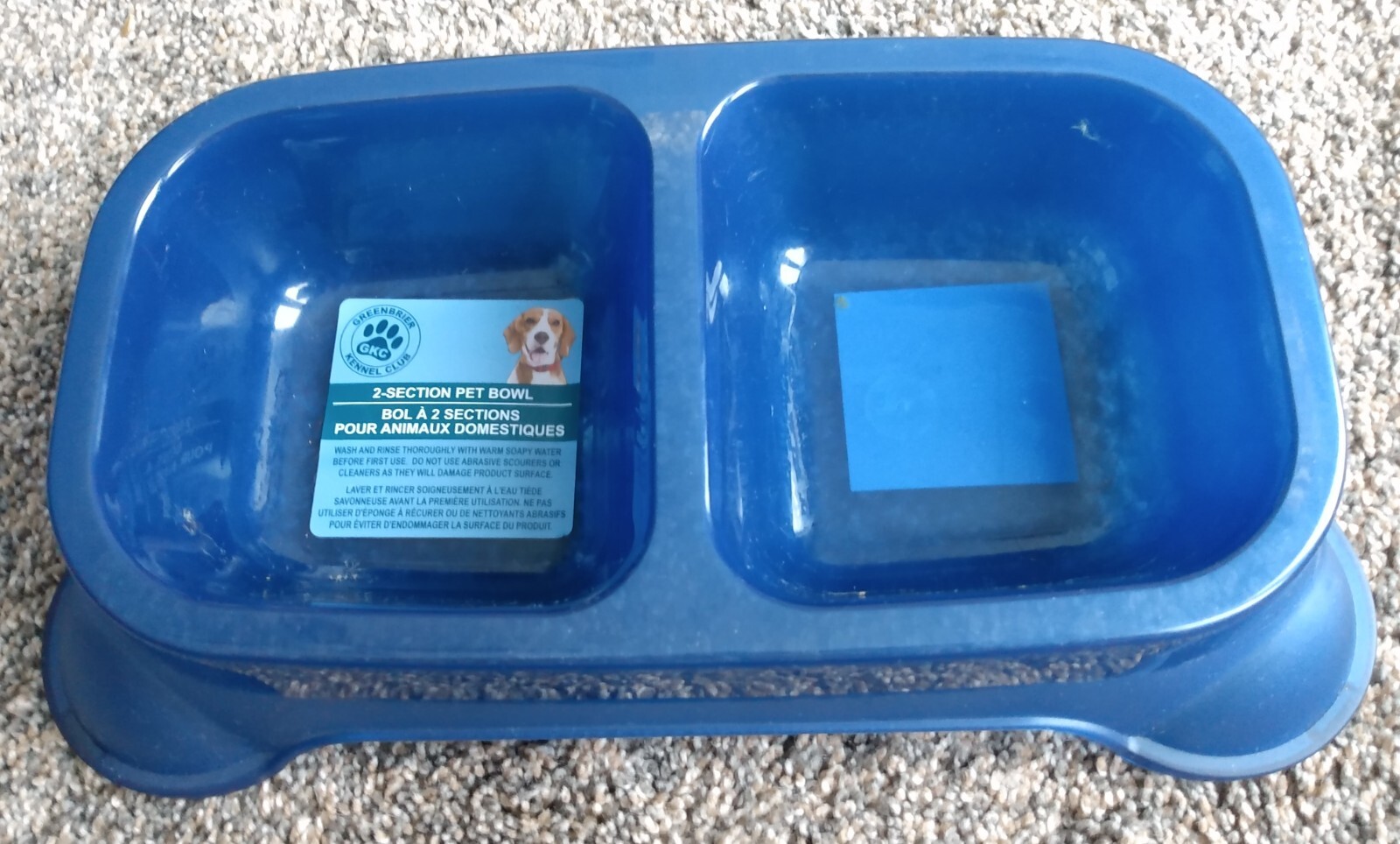 Water 2 Section Bowls Cats & Dogs  1 Bowl