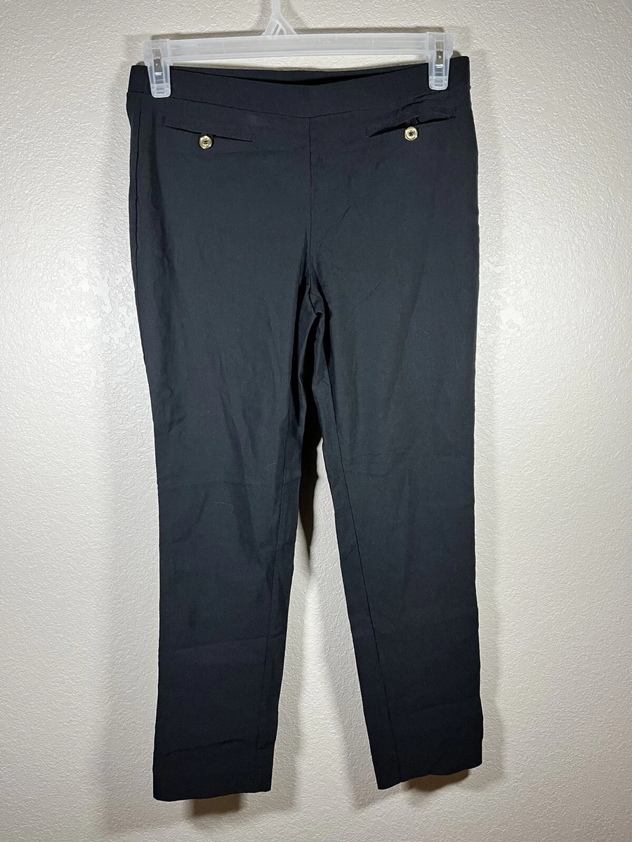 Anne Klein Womens Pull On Black Dress Pants Stretchy Size 8 EUC Business  Casual | eBay