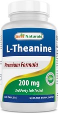 Best Naturals L-Theanine 200 mg 120 Tablets