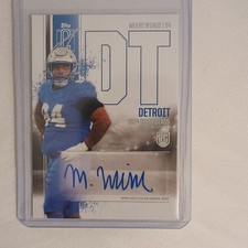2024 Topps Signature Class Mekhi Wingo Rookie Auto Variation Detroit Lions