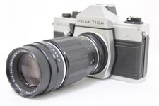 Praktica MTL5B Film Camera Asahi Takumar 200mm F5.6 Lens Set