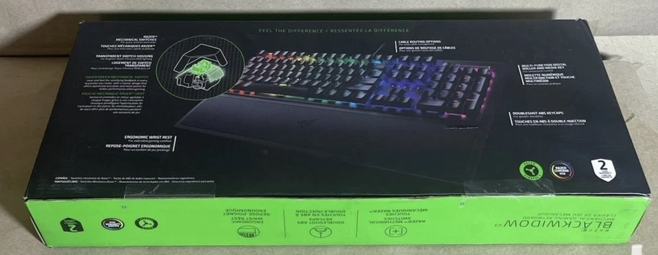 NEW Razer Blackwidow V3 Wired Mechanical Gaming Keyboard (Sealed Box) - Image 2 of 3