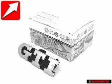 VW Original GTI Vorne Kühlergrill Emblem Schriftzug Chrom - 6C0853948D FOD