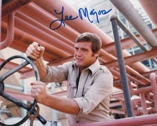 LEE MAJORS signed autograph 20x25cm FALL GUY in person autograph COA