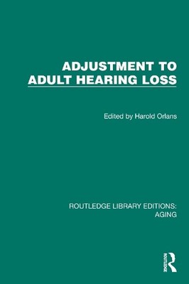 Adjustment to Adult Hearing Loss - 9781032728193