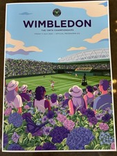 2025 Wimbledon Championship Official Programme DAY 12 Men&rsquo;s Semi Final