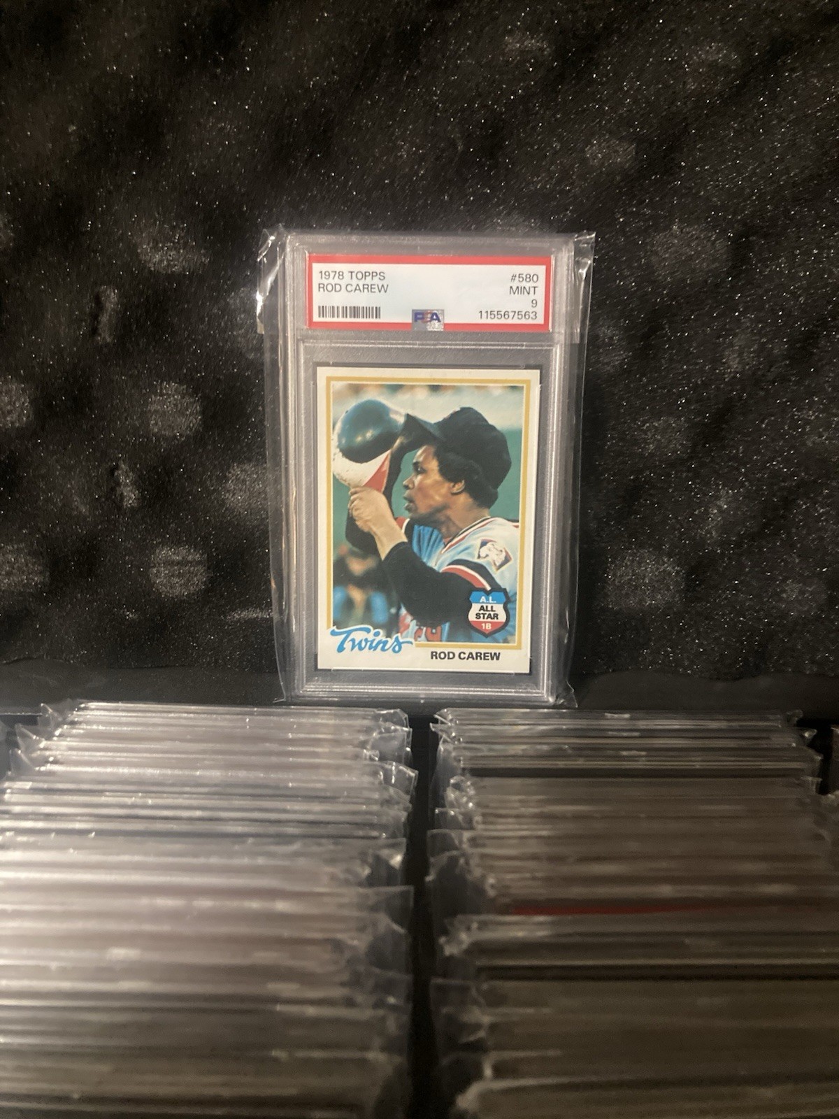 1978 TOPPS ROD CAREW #580 PSA 9 MINT (TOUGH CARD) HOF MINNESOTA TWINS