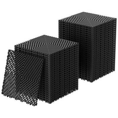 NAIZEA Garage Floor Tiles Interlocking Mat  24/36/50SqFt Modular PP Drainage Mat