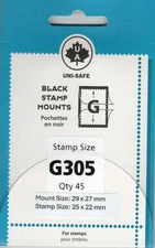 45 DAVO/UniSafe G305 Center Split BLACK Mounts 25x22 FREE SHIPPING w/$50 Order