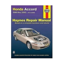 Honda Accord 1998-2002 Haynes Repair Service Shop Manual book
