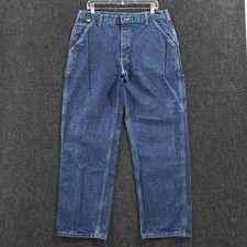 Carhartt FR Jeans Mens 36x32 Blue Denim CAT 2 Flame Resistant Dungaree FRB13-DNM