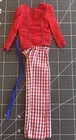 Barbie Best Buy #9576 Check Pants, Scarf, Red Shirt, Mattel  1976 Vintage
