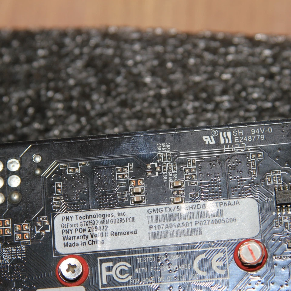 PNY Nvidia GeForce GTX 750 2 GB DDR5 Graphics Card Untested - Image 3 of 4