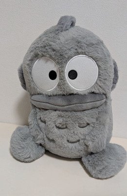 Sanrio Hangyodon einfarbig sitzend GROSS Plüsch Puppe Spielzeug 27 cm
