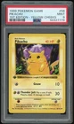 1999 Pokemon 1st Edition Yellow Cheeks Pikachu Smudged Stamp PSA 9