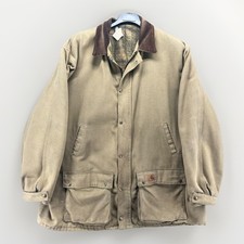 3Xl Vintage Carhartt Blanket Lined Barn Coat Chore Jacket PB1472 Made in USA