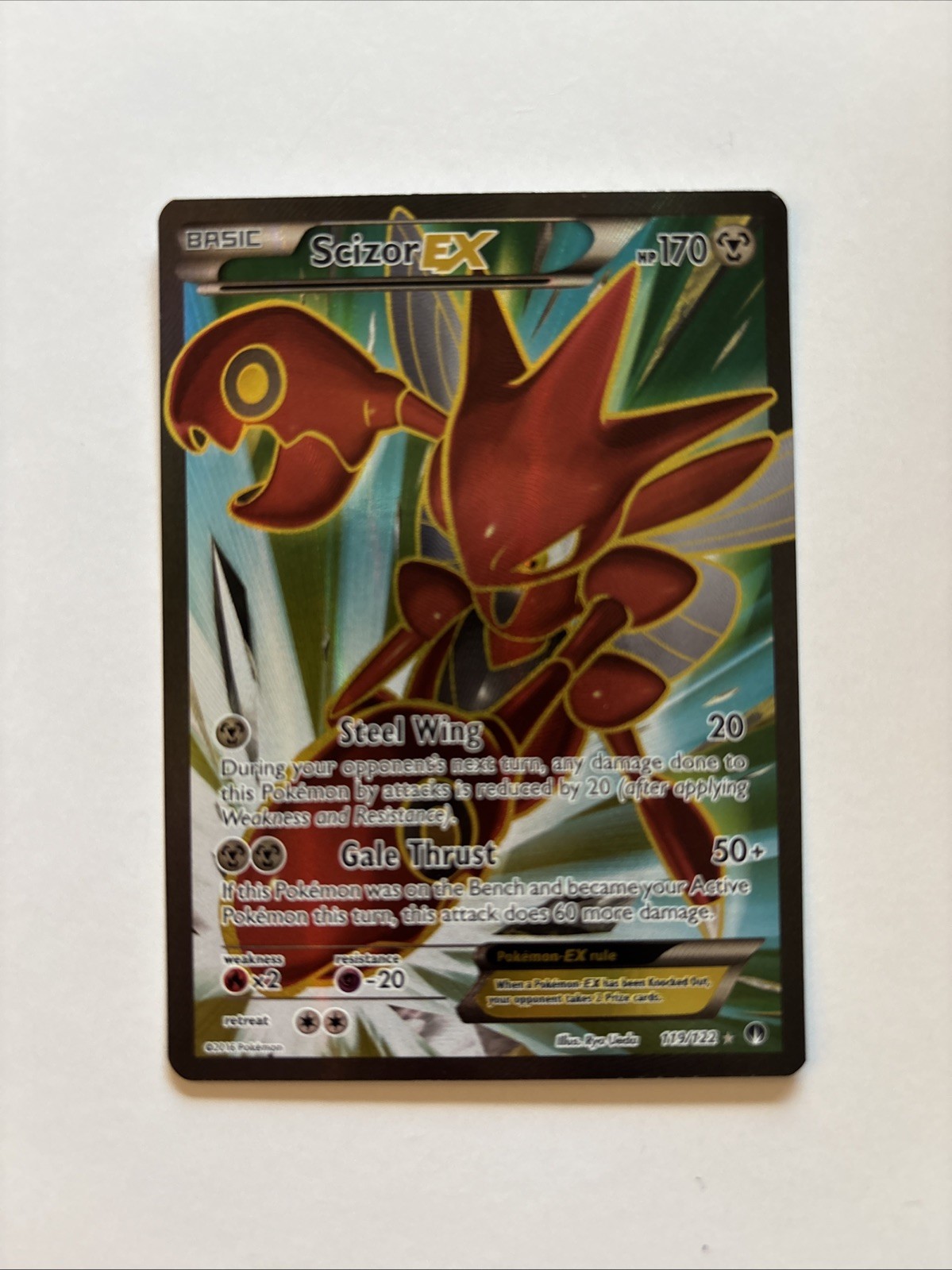 ** A Scizor EX 119/122 XY Breakpoint NM Pokemon