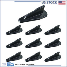 10pcs Black Car Shark Fin Spoiler Kit Rear Diffuser Roof Wing Tail Color Black 10pcs Black Car Shark Fin Spoiler Kit Rear Diffuser Roof Wing Tail Color Black
