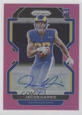 2021 Panini Prizm Rookie Pink Prizm Auto Jacob Harris #368 Auto 0a6