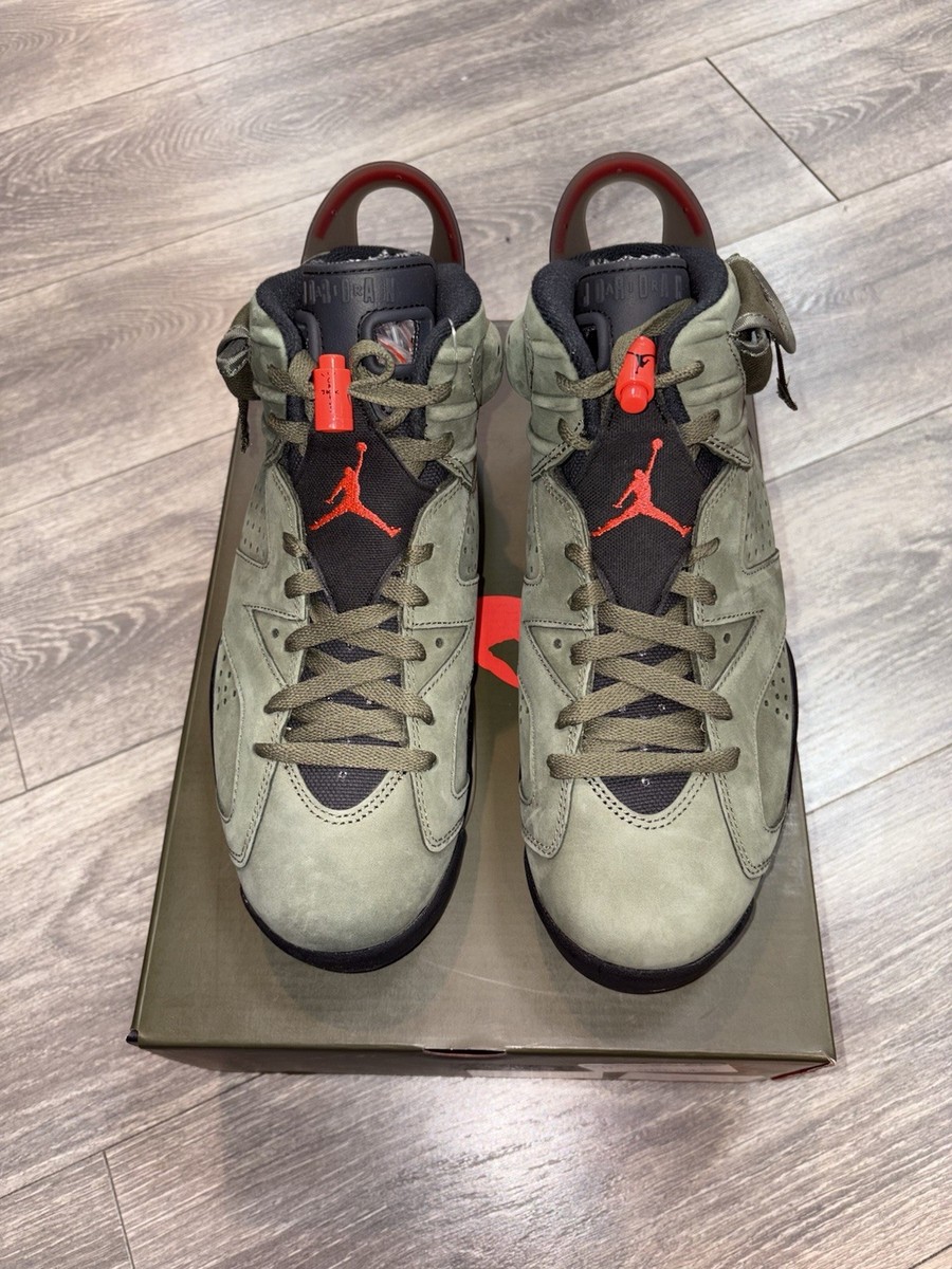 Size 8 - Jordan 6 Retro x Travis Scott Mid Olive for sale online