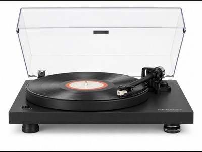 NEW Crosley C6 Turntable and Speaker Kit (KTC6B-BK)