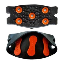 Crampons Ice Cleats Non Slip Gripper Spike Fishing Hiking Winter with 5 Steel