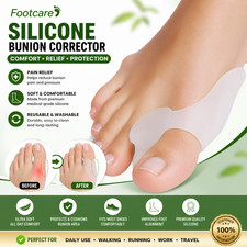 Silicone Gel Toe Separator  Bunion Corrector   Little Toe Protector Thumb Valgu
