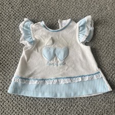 Vintage Carters Infant Dress.   I Love To Sail  . 12 Months
