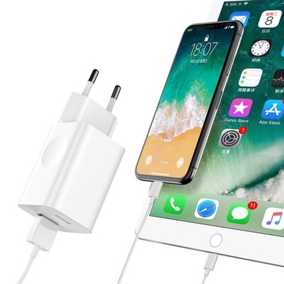 Baseus USB-A Wandladegerät 24W Quick Charge 3.0 Weiß