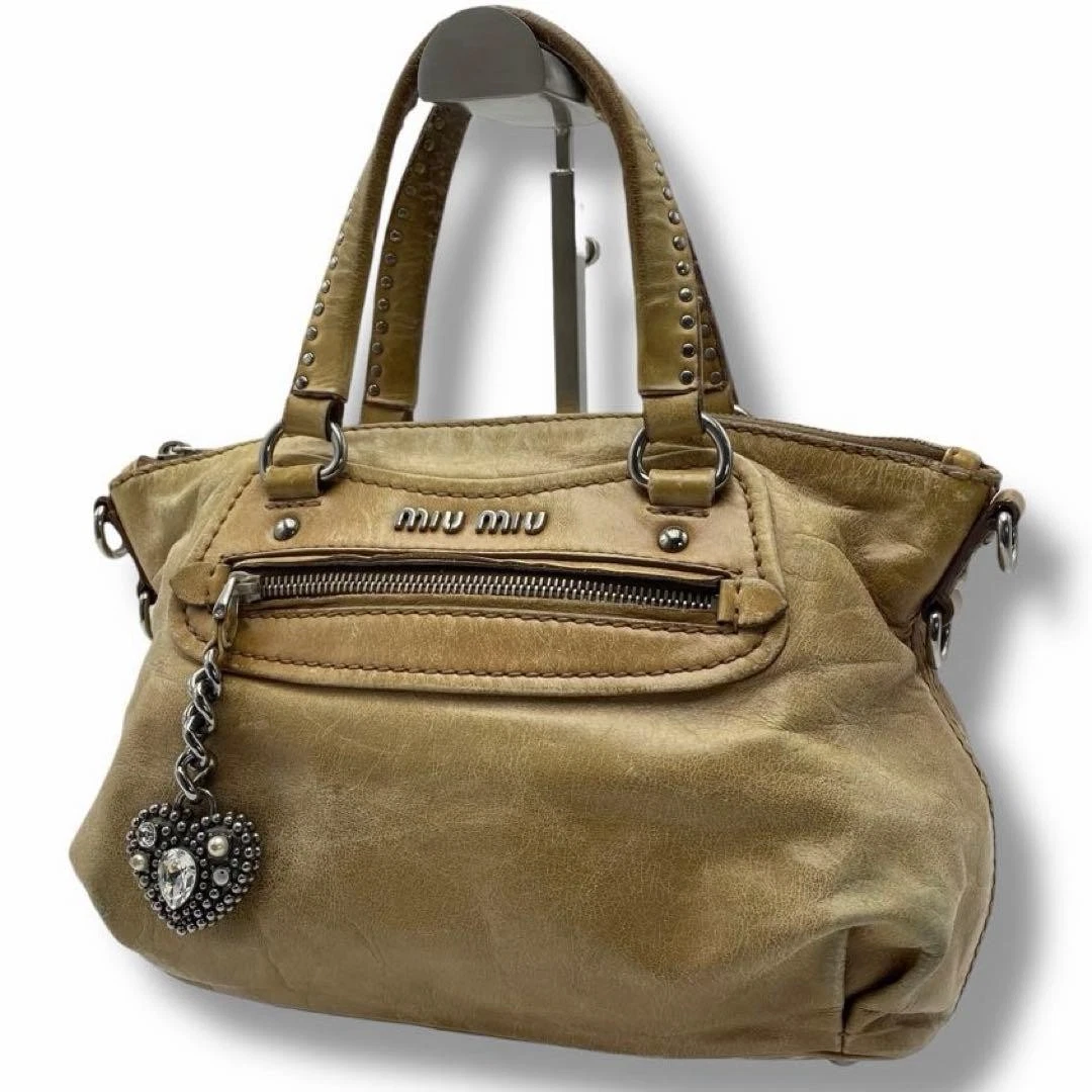Miu Leather Tote Bags for Women for sale | eBay