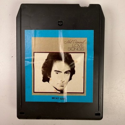 Neil Diamond   Love Songs 8-Track Tape 1981 CRC Pop Rock MCA