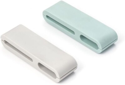 Tidy Table Clips   Minimalist Cable & Cord Organizers (Set of 2)