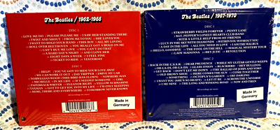 THE BEATLES 1962-1966 Red Album & 1967-1970 Blue Album 4 CDs 75