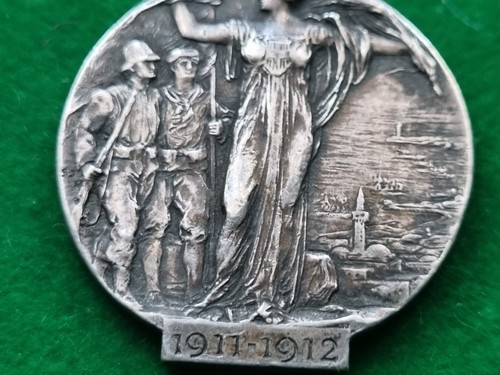 MEDAGLIA ARG GUERRA LIBIA 1911/1912 INCISIONE NOMINATIVA MILITARE MESTRE VENEZIA - Foto 18 di 22