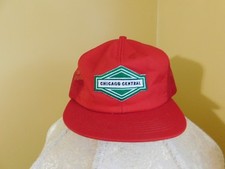 Pre-Owned Red Chicago Central Trucker Meshback Snapback Hat Made in USA