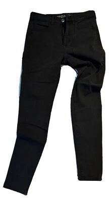 JEAN jegging TAILLE HAUTE AMERICAN EAGLE OUTFITTER NOIR SUPER STRETCH X4 FR 38 - Photo 1/4