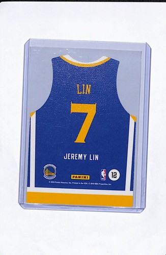2010-11 Panini Threads #12 Jeremy Lin Rookie Team Threads Away - Picture 2 of 2